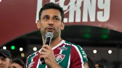RJ - Rio de Janeiro - 09/07/2022 - BRASILLEIRO A, FLUMINENSE X CEARA - Fred jogador do Fluminense recebe homenagem apos partida contra o Ceara no estadio Maracana pela decisao do campeonato Brasileiro A 2022. Foto: Thiago Ribeiro/AGIF