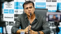 Gustavo Quinteros em entrevista Coletiva/ Foto: Luiz Erbes/AGIF