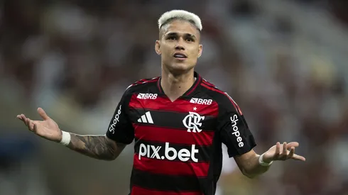 Luiz Araújo comemorando gol marcado em Flamengo x Maricá/Foto: Jorge Rodrigues/AGIF