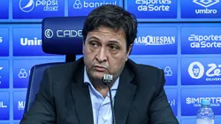 RS - PORTO ALEGRE - 29/06/2023 - GREMIO, COLETIVA DO PRESIDENTE ALBERTO GUERRA - Alberto Guerra presidente do Gremio durante em coletiva de imprensa realizada no CT Luiz Carvalho. Foto: Maxi Franzoi/AGIF