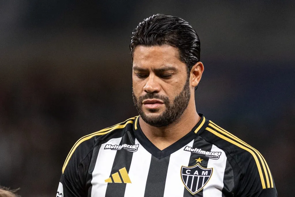 Hulk, artilheiro do Galo sentiu dores na coxa durante a partida e saiu de forma repentina e será avaliado pela equipe médica nos próximos dias. Foto: Alessandra Torres/AGIF