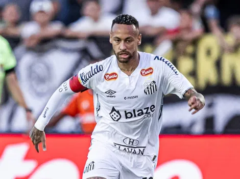 Neymar comemora gol olímpico e elogia atuação do Santos