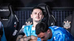 Rodrigo Garro, jogador do Corinthians durante aquecimento antes da partida contra o Guarani no estadio Arena Corinthians pelo campeonato Paulista 2025. Foto: Leonardo Lima/AGIF