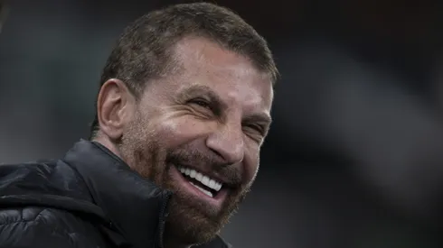 Pedrinho durante partida entre Fluminense e Vasco, pelo Brasileirão 2024.