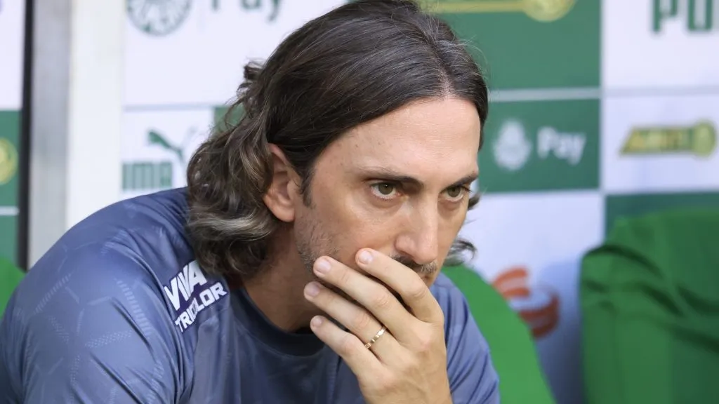 Zubeldía durante partida. Foto: Marcello Zambrana/AGIF