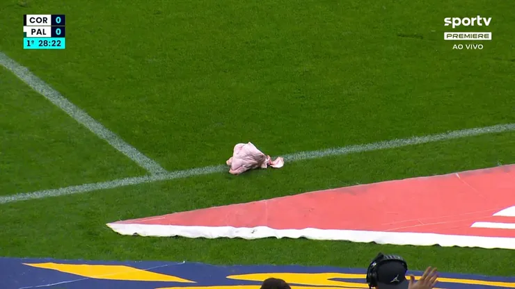 Cabeça de porto em Corinthians x Palmeiras gerou prisão e punição - Foto: Reprodução/SporTV.