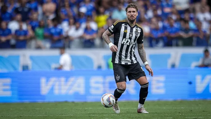 Lyanco em Cruzeiro x Atlético-MG. Foto: Pedro Souza / Atlético