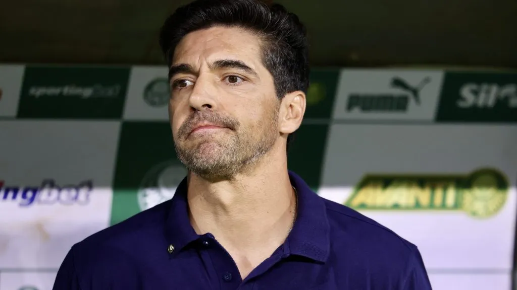 Abel Ferreira em jogo do Palmeiras