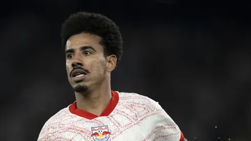 Lucas Evangelista em ação pelo Bragantino - Foto: Jorge Rodrigues/AGIF