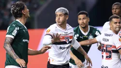 SP - SAO PAULO - 16/02/2025 - PAULISTA 2025, PALMEIRAS X SAO PAULO - Alan Franco jogador do Sao Paulo durante partida contra o Palmeiras no estadio Arena Allianz Parque pelo campeonato Paulista 2025. Foto: Marcello Zambrana/AGIF