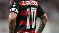 Arrascaeta, do Flamengo, durante partida contra o Sampaio Correa no Maracanã pelo Campeonato Carioca 2025. Foto: Thiago Ribeiro / AGIF