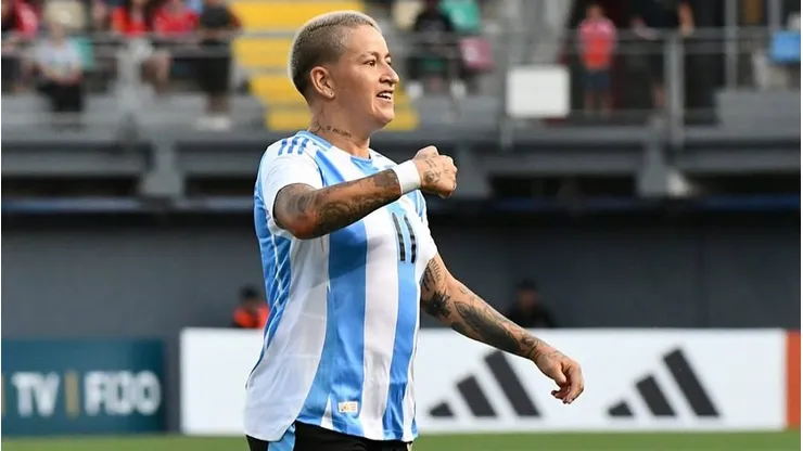 Yamila Rodríguez, atacante do Grêmio brilhou em sua estreia pela Seleção Argentina e o time gaucho comemorou a façanha