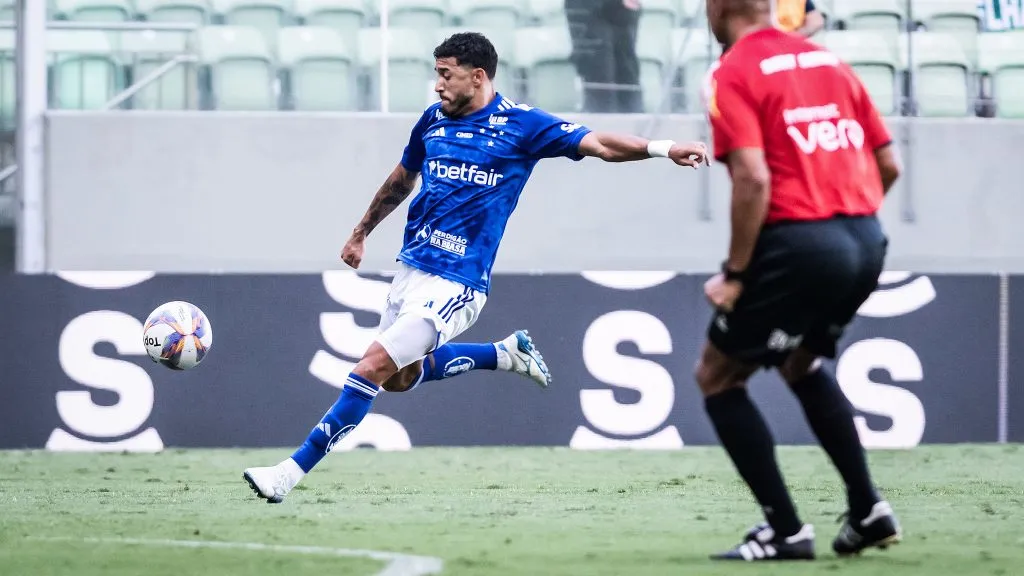 William pelo Cruzeiro em 2025. Foto: Gustavo Aleixo/Cruzeiro