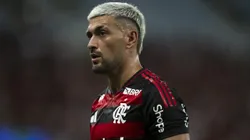 Arrascaeta em partida pelo Flamengo. Foto: Jorge Rodrigues/AGIF