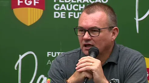 Leandro Vuaden explicando o que mudará no Gauchão - Foto: Reprodução/YouTube