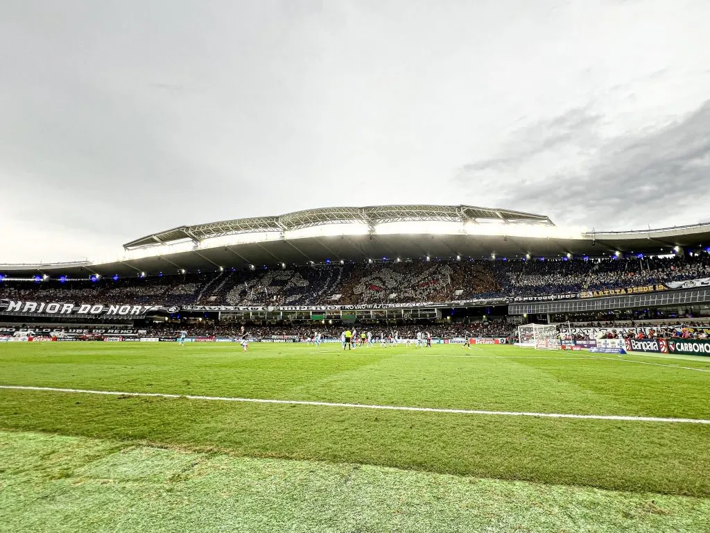 O Estádio Mangueirão, em Belém do Pará, será palco de Águia x Flu. Foto: Marcos Junior/AGIF