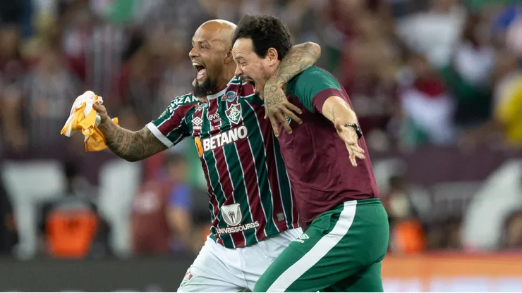 Felipe Melo foi campeão da Libertadores com o Fluminense.