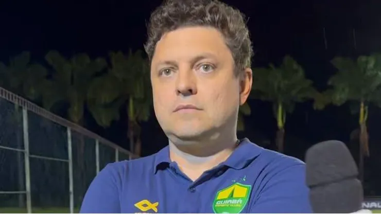 Cristiano Dresch questionou as dívidas não pagas - Foto: Reprodução/Twitter Oficial Cuiabá.