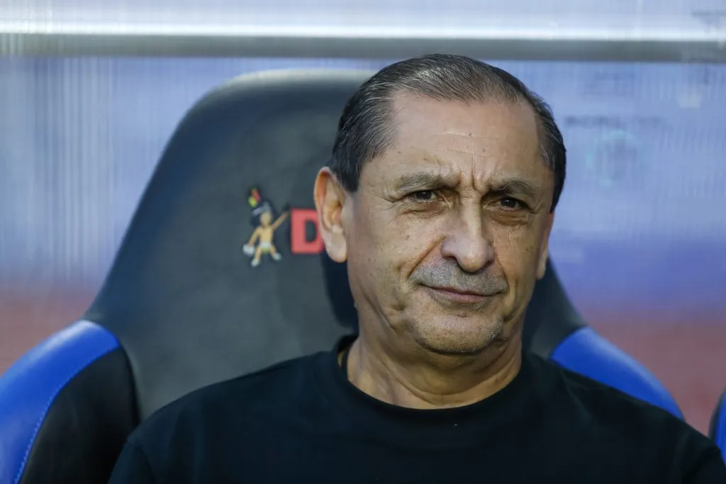 SP – SAO PAULO – 15/02/2025 – PAULISTA 2025, PORTUGUESA X CORINTHIANS – Ramon Diaz tecnico do Corinthians durante partida contra o Portuguesa no estadio Pacaembu pelo campeonato Paulista 2025. Foto: Marco Miatelo/AGIF