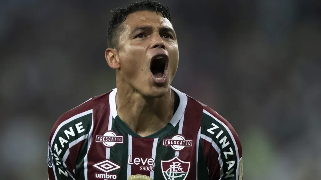 Thiago Silva em partida da Libertadores 2024/Foto: Jorge Rodrigues/AGIF