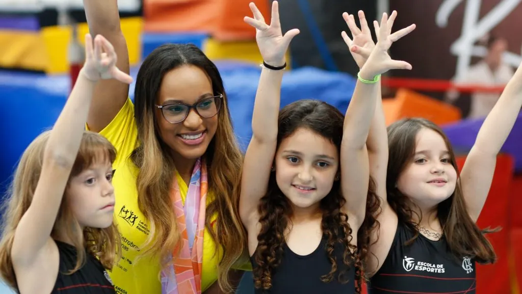 Rebeca Andrade, do Flamengo