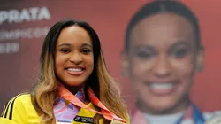 Medalhista olímpica em Tóquio 2020 e Paris 2024, Rebeca Andrade renova com o Flamengo até 2028