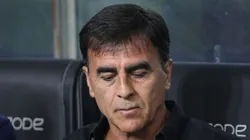 Quinteros em partida do Campeonato Gaúcho 2025.