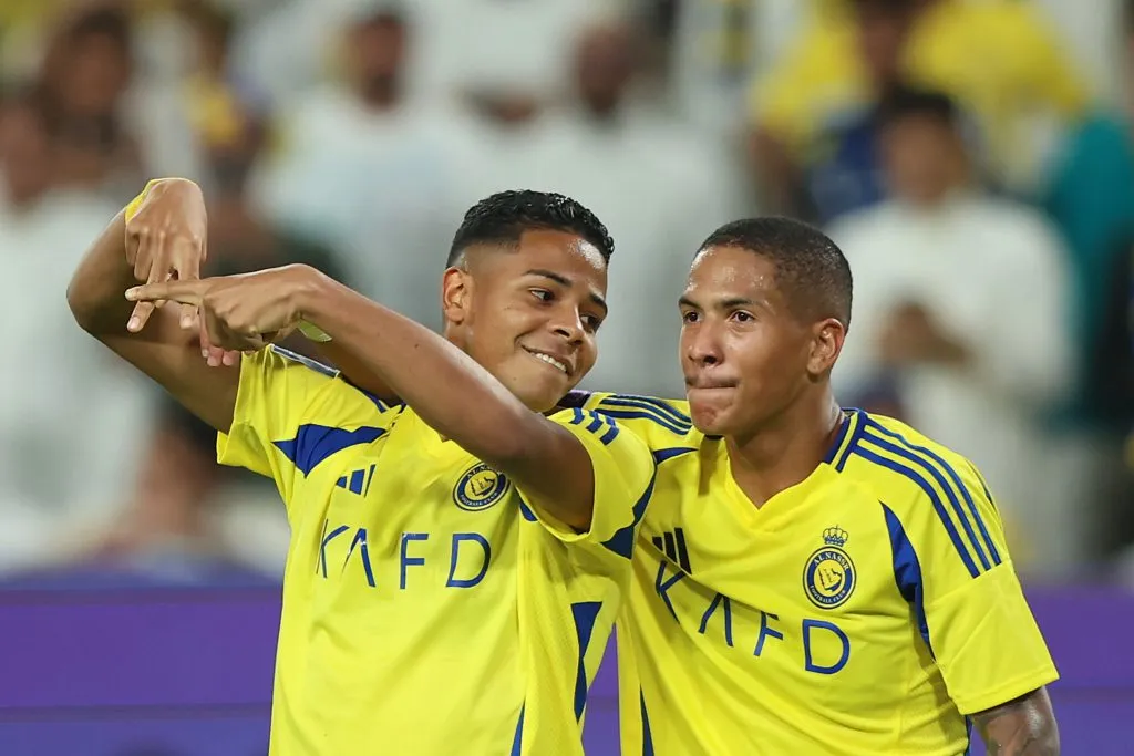 Wesley e Ângelo no Al-Nassr -  Yasser Bakhsh/Getty Images