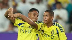 Wesley fez parceria com Ângelo por pouco tempo no Al-Nassr e será emprestado ao Botafogo - Foto: Yasser Bakhsh/Getty Images