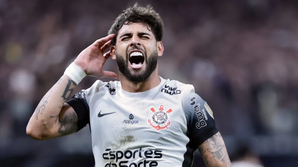 Yuri Alberto em jogo do Corinthians