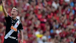 Maxi López, jogador do Vasco, durante partida contra o Flamengo, pelo Campeonato Carioca de 2019. Foto: Thiago Ribeiro/AGIF.