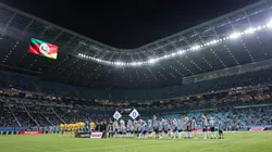 Vista geral do estádio Arena do Grêmio para partida entre Grêmio e Pelotas pelo campeonato Gaúcho 2025. Foto: Maxi Franzoi/AGIF