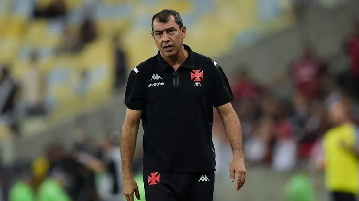 Fábio Carille técnico do Vasco durante partida contra o Flamengo no estádio Maracanã pelo campeonato Carioca 2025. Foto: Thiago Ribeiro/AGIF