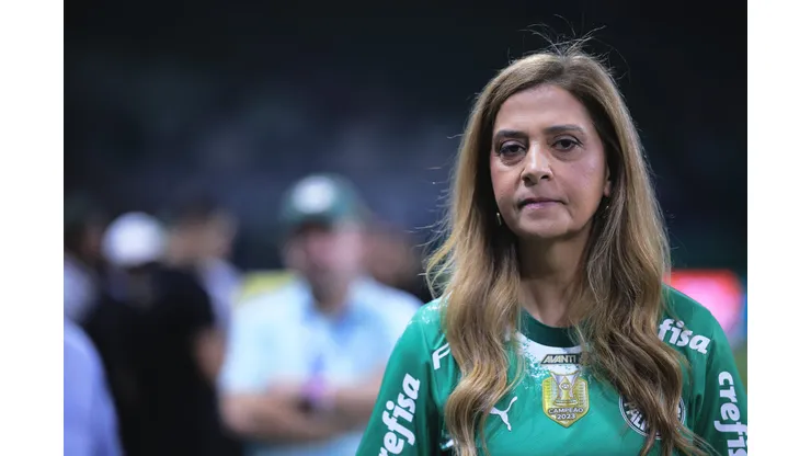 SP - SAO PAULO - 13/06/2024 - BRASILEIRO A 2024, PALMEIRAS X VASCO - leila pereira presidente do Palmeiras durante partida contra o Vasco no estadio Arena Allianz Parque pelo campeonato Brasileiro A 2024. Foto: Ettore Chiereguini/AGIF