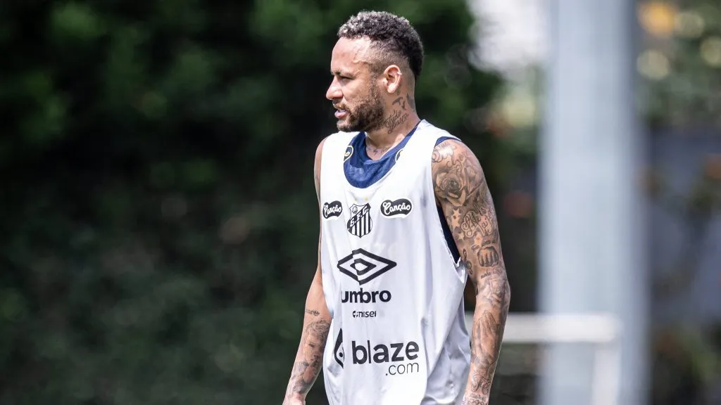 Neymar é a referência no elenco do Santos - Fotos: Raul Baretta/ Santos FC.