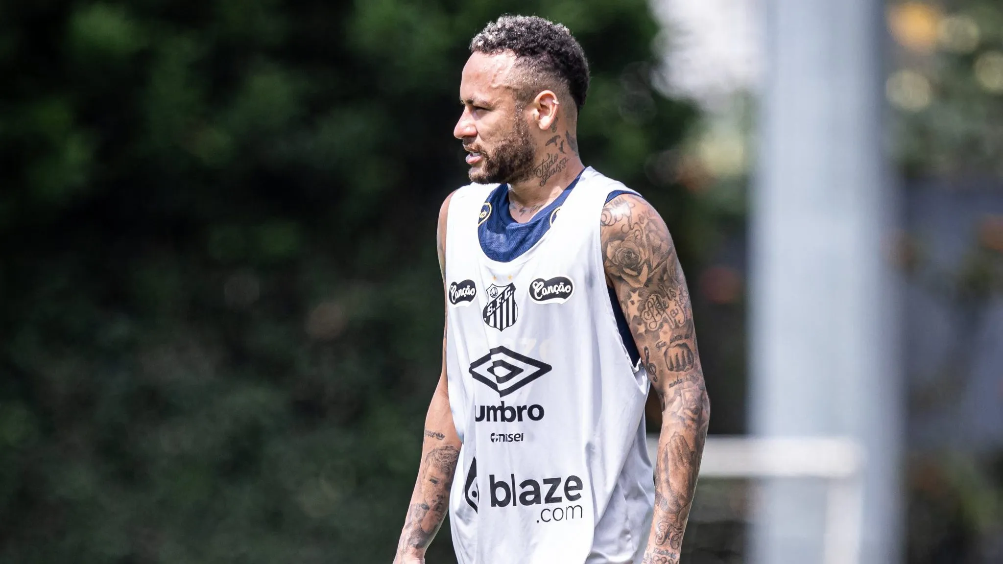 Neymar é a referência no elenco do Santos - Fotos: Raul Baretta/ Santos FC.
