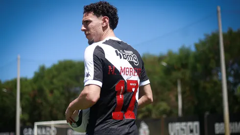 Nuno Moreira, novo reforço do Vasco apresentado. Foto: Matheus Lima/Vasco