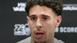 Nuno Moreira, em entrevista no Vasco- Foto: Matheus Lima/Vasco