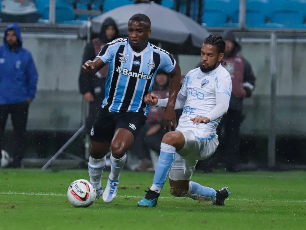 RS – Porto Alegre – 28/06/2022 – BRASILEIRO B 2022, GREMIO X LONDRINA – Elias Manoel jogador do Gremio durante partida contra o Londrina no estadio Arena do Gremio pelo campeonato Brasileiro B 2022. Foto: Maxi Franzoi/AGIF