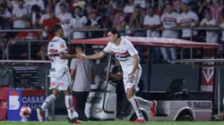 Igor Vinícius jogador do São Paulo deixa o campo após partida contra o Mirassol no estádio Morumbi pelo campeonato Paulista 2025. Foto: Marcello Zambrana/AGIF