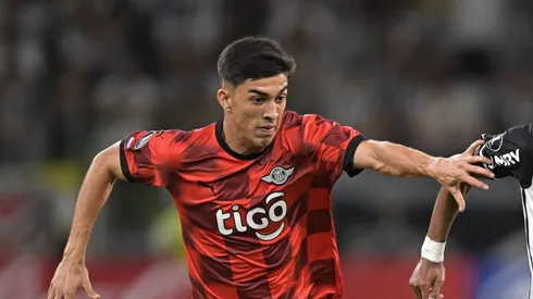 Lezcano em partida contra o Atlético-MG, na Libertadores de 2023.