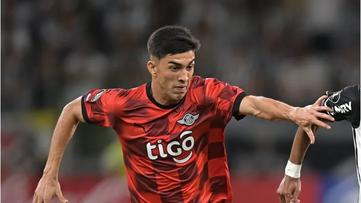 Lezcano em partida contra o Atlético-MG, na Libertadores de 2023.