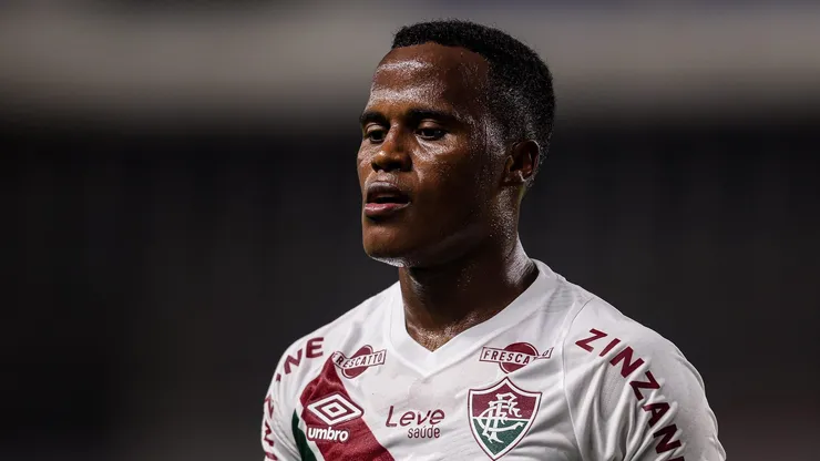 Arias, do Fluminense, em jogo contra o Águia de Marabá-PA, pela Copa do Brasil. Foto: Marcelo Gonçalves/FFC.