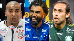 Jogadores polêmicos do futebol brasileiro. Foto: Fernando Moreno/Alessandra Torres/Mauro HoritaAGIF