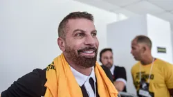 Pedrinho, presidente do Vasco, durante a partida contra o Bragantino no estádio São Januário, pelo Campeonato Brasileiro A de 2024. Foto: Thiago Ribeiro/AGIF
