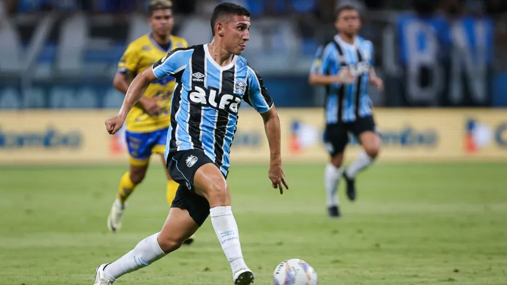 Monsalve durante partida. Foto: Maxi Franzoi/AGIF