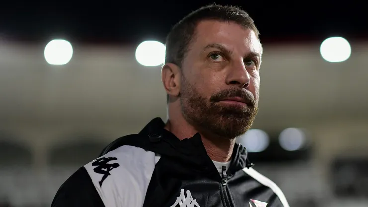 Pedrinho, presidente do Vasco durante partida contra o Bragantino no estadio Sao Januario pelo campeonato Brasileiro A 2024. Foto: Thiago Ribeiro/AGIF