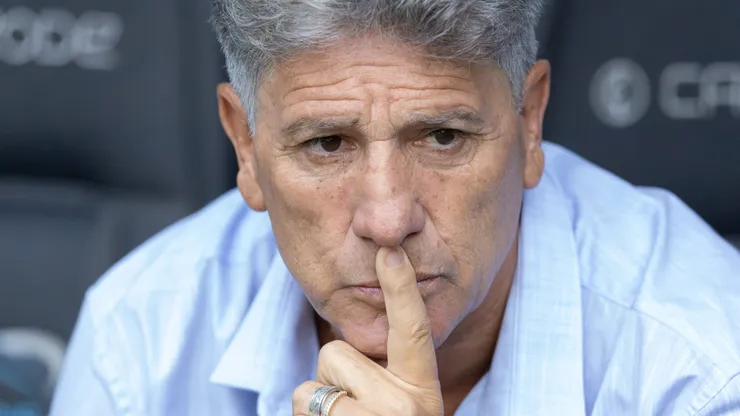 Renato Portaluppi durante partida entre Grêmio e Juventude, pela final do Campeonato Gaúcho de 2024.