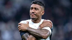 Paulinho após sua última partida pelo Corinthians, contra o Racing (URU), na Neo Química Arena, pela Copa Sul-Americana 2024.