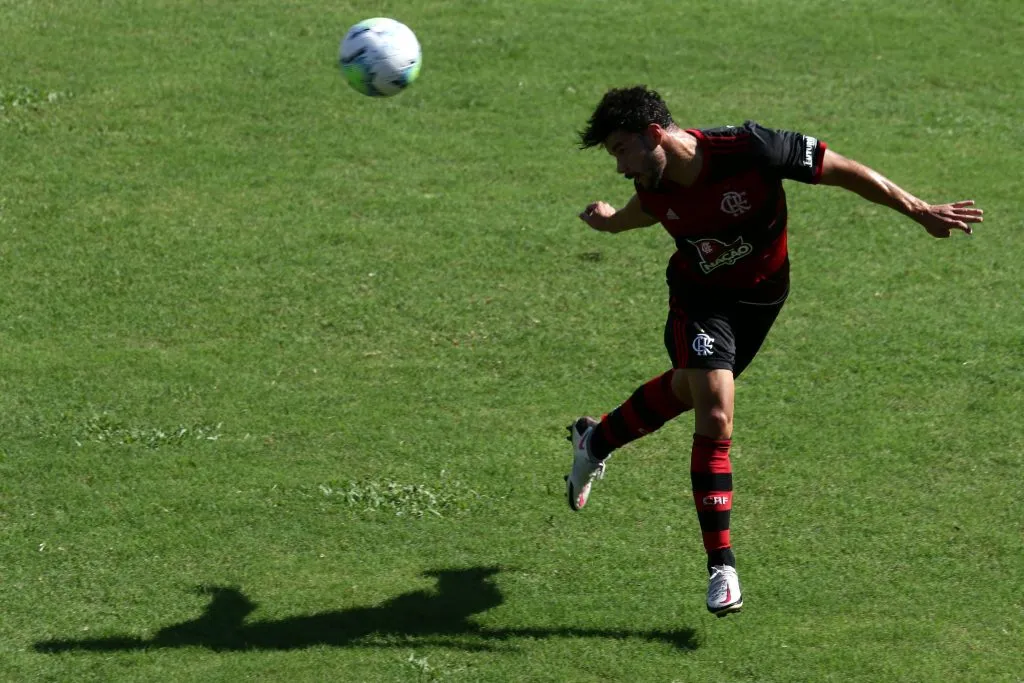 RJ – Rio de Janeiro – 04/01/2021 – BRASILEIRO SUB-20 2020, FLUMINENSE X FLAMENGO – Daniel Cabral, jogador do Flamengo durante partida contra o Fluminense no estadio CT das Laranjeiras pelo campeonato BRASILEIRO A SUB-20 2020. Foto: Dikran Junior/AGIF